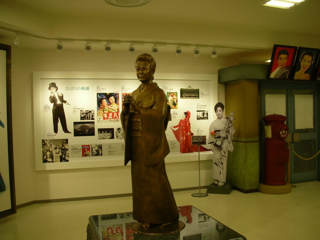 京都太秦の 美空ひばり座を訪れる。